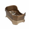 Picture of Neater Feeder Deluxe Small Dog (Bronze) - The Mess Proof Elevated Bowls No Slip Non Tip Double Diner Stainless Steel Food Dish with Stand