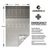 Picture of ANMEILU Emergency Mylar Thermal Blankets -Space Blanket Survival kit Camping Blanket (4-Pack). Perfect for Outdoors, Hiking, Survival, Bug Out Bag Marathons or First Aid