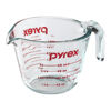 Picture of Pyrex Prepware 1-Cup Measuring Cup, Clear with Red Measurements