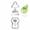 Picture of Tommee Tippee Closer to Nature Baby Bottle Decorated Pink, Anti-Colic Valve, Breast-Like Nipple, Slow Flow, BPA-Free - 0+ Months, 9 Ounce, 2 Count (Design May Vary) (522522)