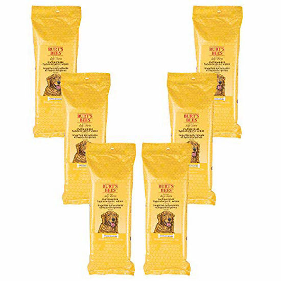 Picture of Burt's Bees for PetsFF7488CP6 Burt's Bees for Dogs Multipurpose Grooming Wipes | Puppy & Dog Wipes for Cleaning, 50Count - 6 Pack