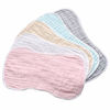 Picture of MUKIN Muslin Burp Cloths - Baby Burp Cloth Sets for Unisex. Perfect for Newborn Baby Burping Cloths/Burp Bibs. Newborn Burping Rags for Boys and Girls(Multicolored,5 Pack)