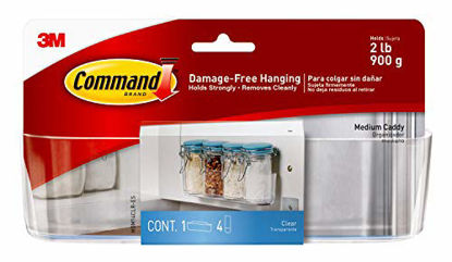 Picture of Command Clear Caddy, Medium, 1-Caddy, 4-Strips (HOM14CLR-ES)