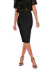 Picture of Womens Premium Stretch Office Pencil Skirt KSK45002 Black Medium