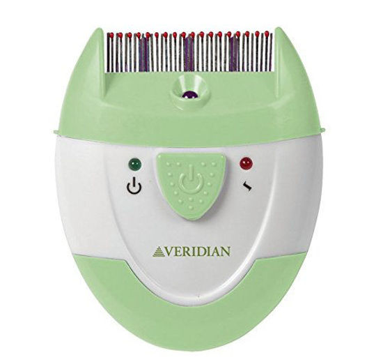 Picture of Veridian Healthcare Finito Electronic Lice Comb, Green/White