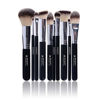 Picture of SHANY Black OMBRÉ Pro 10 PC Essential Brush Set with Travel Pouch