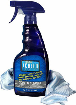 Picture of Bryson Screen Cleaner Kit-Computer, TV, Laptop Spray with No Leak Trigger Nozzle and Microfiber Cloth-16 oz