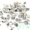 Picture of Crystal-Wholesale Swarovski Clear CRYSTAL (001) 2058/2088 Crystal Fatbacks Rhinestones Nail Art Mixed With Sizes Ss5, Ss7, Ss9, Ss12, Ss16, Ss20, Ss30, 144 Piece