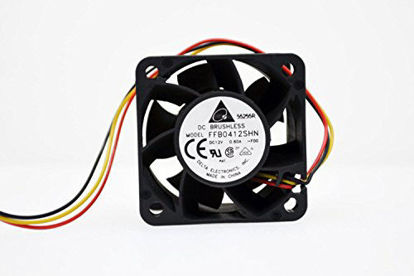 Picture of FFB0412SHN-F00 40 x 40 x 28mm Cooling Fan, 24 CFM, 51.5 dBA, 13000 RPM, 0.60A, 3 pin Tach connector. Ship from USA !!