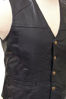 Picture of Giovanni Navarre Mosaic Leather Vest Black, BLACK, M