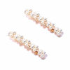 Picture of 2 Count Pearl Hair Clips Fashion Hair Clip Snap Barrettes Women Girls Hair Accessories for Party Wedding Daily