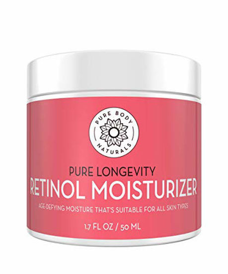 Picture of Retinol Moisturizer Cream for Face, Age Defying for Wrinkles and Lines by Pure Body Naturals