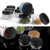 Picture of Accmor 100 Pieces 3g Empty Sample Containers with Lids Cosmetic Jars with 5 Pieces Mini Spatulas