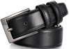 Picture of Marinos Men Genuine Leather Dress Belt with Single Prong Buckle - Black - 34