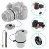 Picture of Front Center Pinch Lens Cap Cover Protector + Cap Keeper + Cleaning Cloth for Canon EF-S 10-22mm f/3.5-4.5 USM Lens