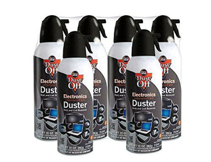 Picture of Dust-Off Disposable Compressed Gas Duster, 10 oz Cans, 6 Pack