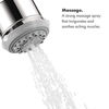 Picture of hansgrohe Clubmaster 4-inch ShowerheadEasy Install Modern 3 Full, Pulsating Massage, Soft Spray Easy Clean with QuickClean in Chrome, 28496001 Showerhead, 4.02 x 3.54 x 3.54