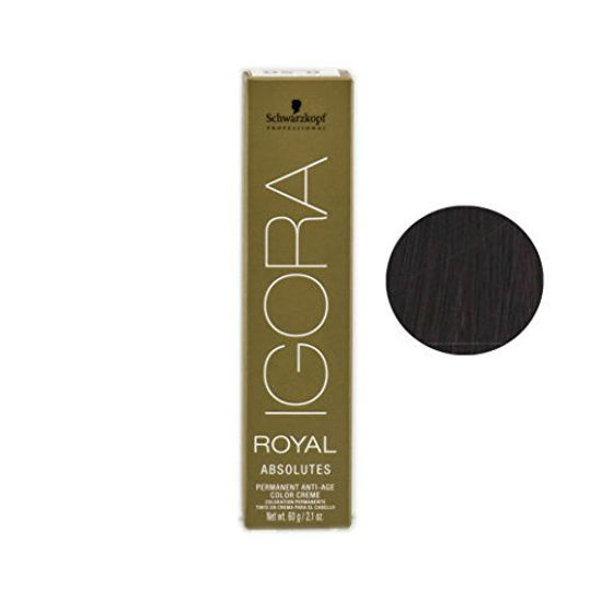 Picture of Schwarzkopf Professional Igora Royal Absolutes Hair Color, 4-80, Medium Brown Red Natural, 2.1 Ounce