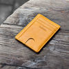 Picture of Buffway Slim Minimalist Front Pocket RFID Blocking Leather Wallets for Men Women - Alaska Yellow