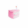 Picture of ZippyPaws - Birthday Cake Squeaky Dog Toy with Soft Stuffing - Pink