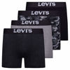 Picture of Levi's Mens Stretch Boxer Brief Underwear Breathable Stretch Underwear 4 Pack Heather Grey Camo/Heather Charcoal/Light Heather Grey/Caviar, Medium