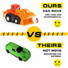 Picture of Fun Construction Vehicles Pull Back Car Toy for Boys Toddler Racing Game Excavator Bulldozer Dumper Truck Mini Engineering Toys Party Birthday Gifts Stocking Fillers Decoration (Color Random)