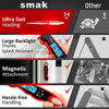 Picture of Smak Instant Read Meat Thermometer - Waterproof Kitchen Food Cooking Thermometer with Backlight LCD - Best Super Fast Electric Meat Thermometer Probe for BBQ Grilling Smoker Baking Turkey (Stealth)