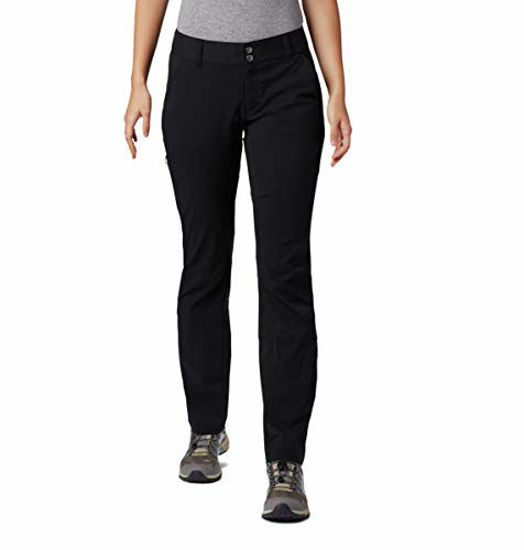 Picture of Columbia Women's Saturday Trail Pant, Water and Stain Resistant, 10 R , Black