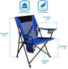 Picture of Kijaro Dual Lock Portable Camping and Sports Chair, Cayman Blue Iguana