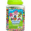 Picture of Perler Beads Bulk Assorted Multicolor Fuse Beads for Kids Crafts, 22000 pcs