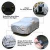 Picture of SEAZEN Car Cover 6 Layers, Waterproof SUV Car Cover with Zipper Door , Snowproof/UV Protection/Windproof, Universal Car Covers Breathable Fabric with Cotton (176" to 191")