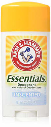 Picture of Arm & Hammer Essentials Natural Deodorant, Unscented 2.5oz (Pack of 3)