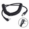 Picture of Rugged Radios CC-Ken 2-Pin to 5-Pin Coil Cord Cable for Rugged V3, RH5R, RDH, Baofeng, Kenwood, HYT & Relm Two Way Handheld Radios and Headsets