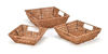 Picture of Trademark Innovations Set of 3 Square Wicker Look Baskets With Built In Handles