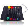 Picture of SHANY LUNA 6 PC Double Sided Travel Brush Set with Pouch - Synthetic