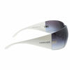 Picture of Versace VE 2054 10008G Silver Plastic Shield Sunglasses Grey Gradient Lens