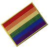 Picture of ZEGIN LGBT Rainbow Flag Embroidered Emblem Iron On Sew On Gay Rights Patch