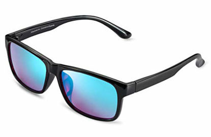 Picture of Pilestone Red-Green Color Blind Glasses TP-025 Titanium Coated Purple Lenses Both Outdoor and Indoor Use