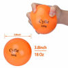 Picture of Cyfie Weighted Hitting Batting Balls, 6 Packs 3.8'' 18Oz Practice Softballs Heavy Balls for Hitting, Batting, Pitching, Strength Muscle Training, Hand-Eye Coordination Promoting