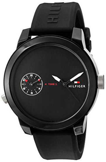 Picture of Tommy Hilfiger Men's 1791326 Analog Display Quartz Black Watch