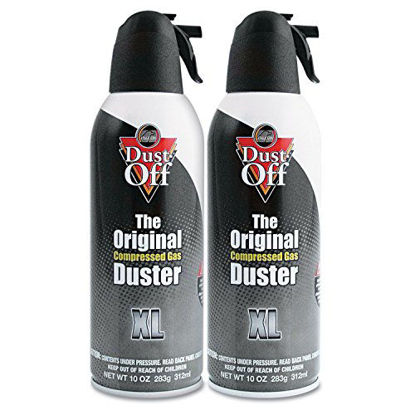 Picture of Dust-Off Disposable Compressed Gas Duster, 10 oz Cans, 2 Pack