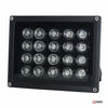 Picture of JC 210ft Infrared Illuminator, 20 LEDs 90 Degree Wide Angle IR Illuminator for Night Vision,Waterproof LED Infrared Flood Light Black