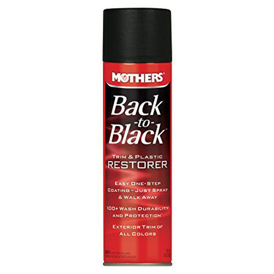 Picture of Mothers 06110 Back-to-Black Trim & Plastic Restorer Aerosol, 10 oz.