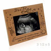 Picture of KATE POSH Baby Engraved Wood Picture Frame - Sometimes The Smallest Things take up The Most Room in Your Heart - Winnie The Pooh Sonogram Picture Frame, New Mom, New Dad (3 1/2 x 5 - Baby)