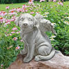 Picture of Design Toscano LY7154092 Loving Friend, Memorial Pet Dog Statue, Large, Antique Stone