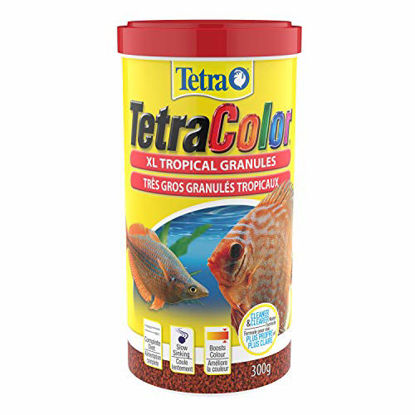 Picture of TetraColor Tropical Granules, Clear Water Advanced Formula (16262), 10.58-Ounce, 1-Liter