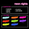 Picture of Premium Glow in the Dark Acrylic Paint Set by neon nights - Set of 8 Professional Grade Neon Craft Paints - Long-Lasting Self-Luminous Paint Handcrafted in Germany - 8 x 20 ml / 0.7 fl oz 