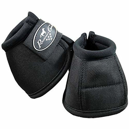 Picture of Professionals Choice Equine Ballistic Hoof Overreach Bell Boot, Pair (Large, Black)