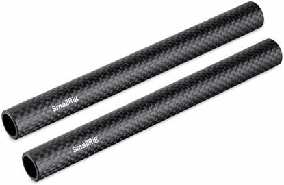 Picture of SMALLRIG 15mm Carbon Fiber Rod for 15mm Rod Support System (Non-Thread), 6 inches Long, Pack of 2-1872