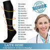 Picture of Laite Hebe compression socks,Black+White+Grey,S/M (3 pairs)